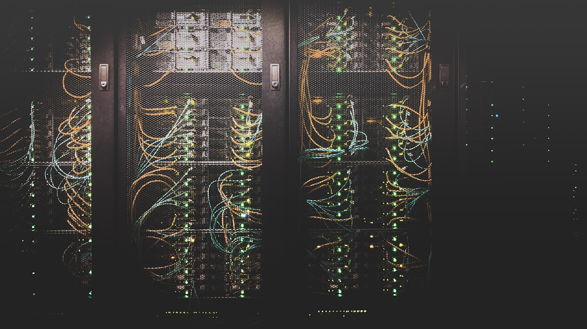 Network infrastructure cabling representing Anvil Solutions' reliable IT connectivity services for Fiji businesses